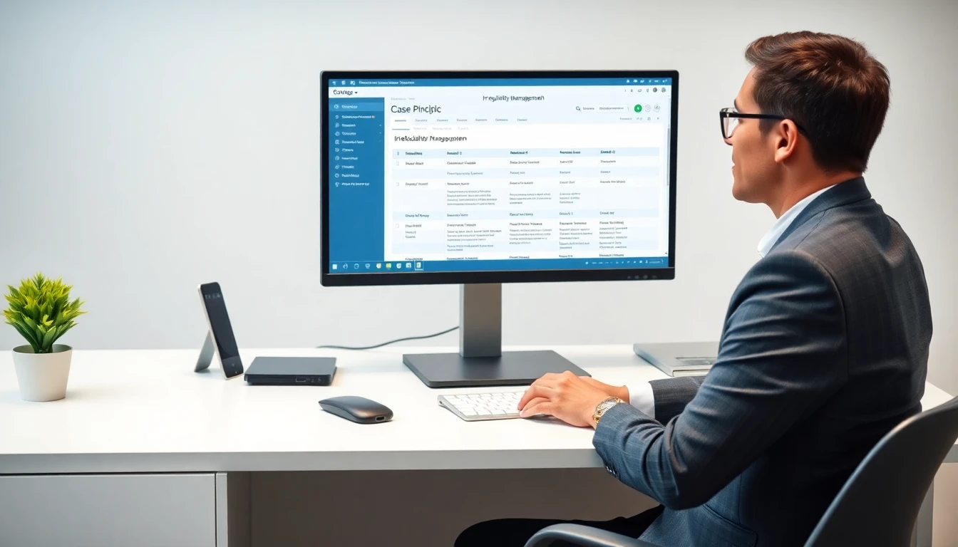 Administrator reviewing a case in the Irregularity Management System